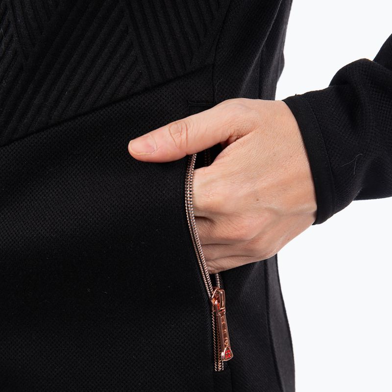 Damen-Fleecejacke Aulp Batik black 5