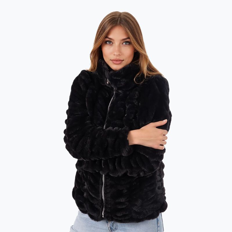 Damen Winterjacke Aulp Candy Faux Fur black 3