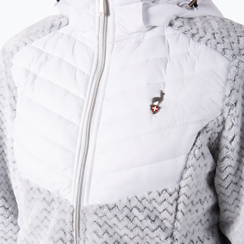 Damen-Hybridjacke Aulp Clem Hooded Hybrid white 4