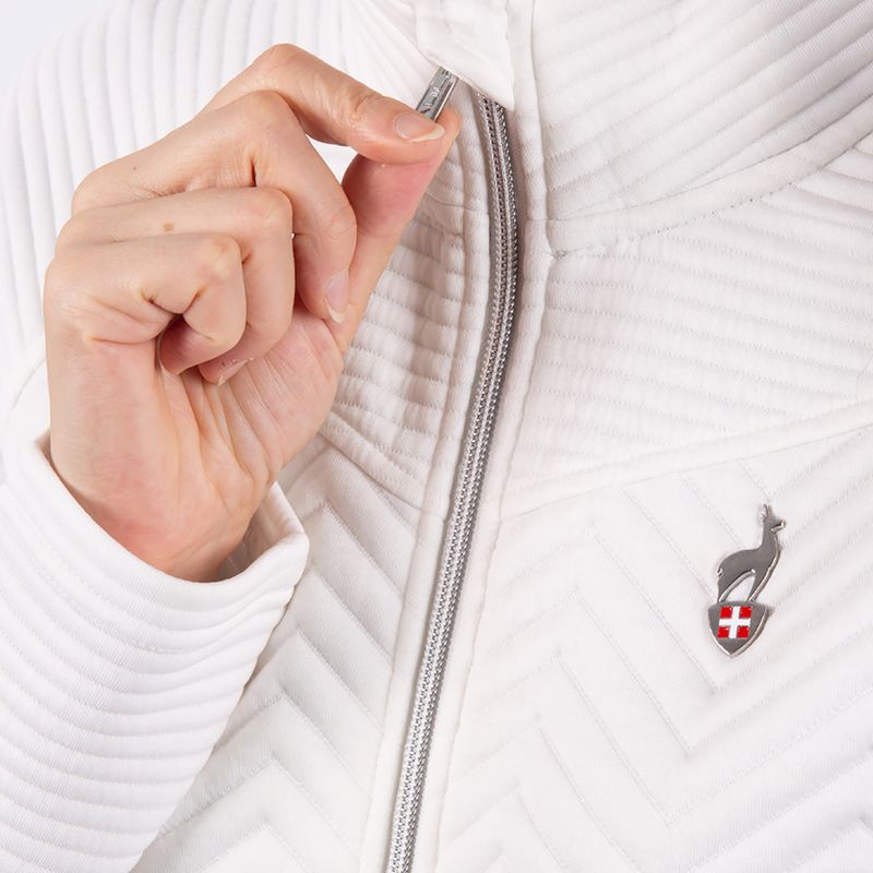 Damen-Windjacke Aulp Simix Jacquard Knit white 3