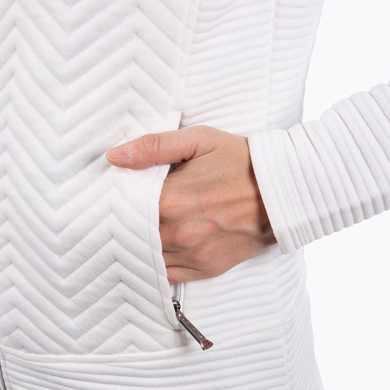 Damen-Windjacke Aulp Simix Jacquard Knit white 5