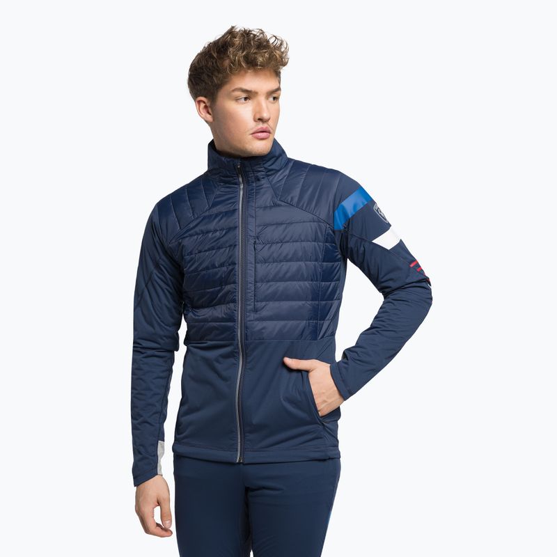 Herren-Langlauf-Skijacke Rossignol Poursuite Warm navy