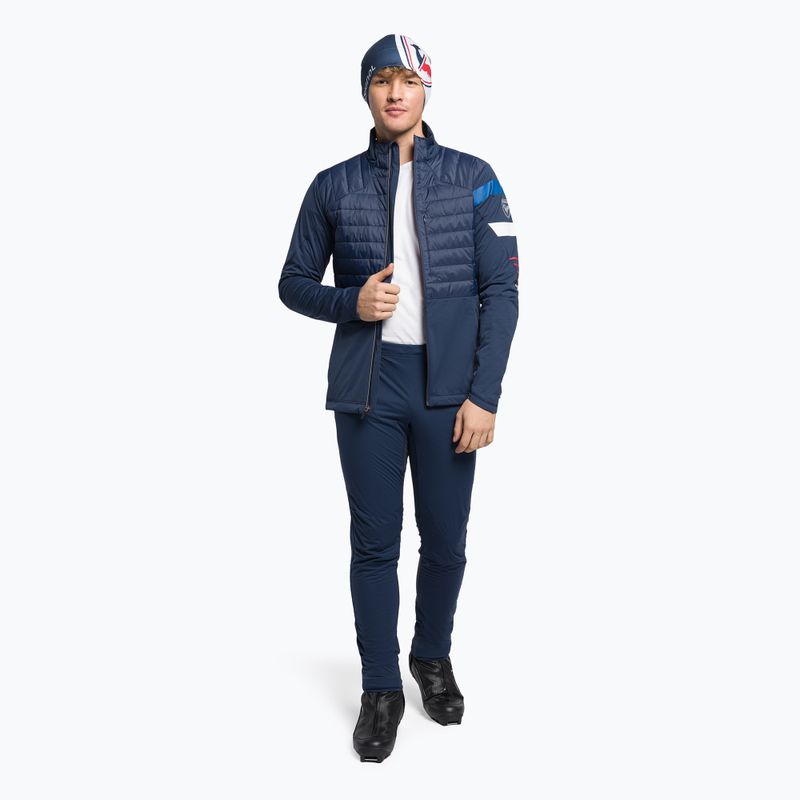 Herren-Langlauf-Skijacke Rossignol Poursuite Warm navy 2