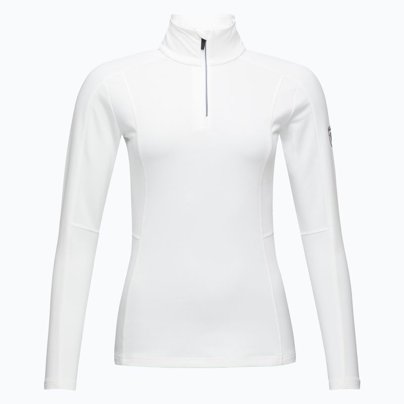 Damen-Ski-Sweatshirt Rossignol W Classique 1/2 Zip white