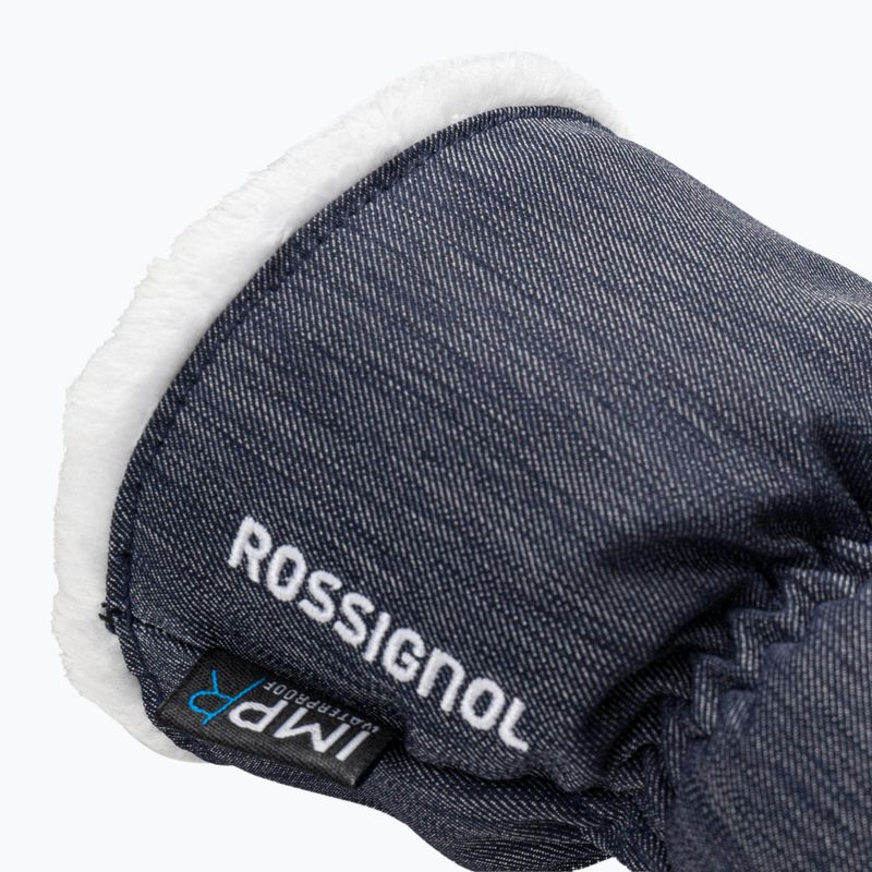 Skihandschuhe für Frauen Rossignol W Temptation Impr M denim 4