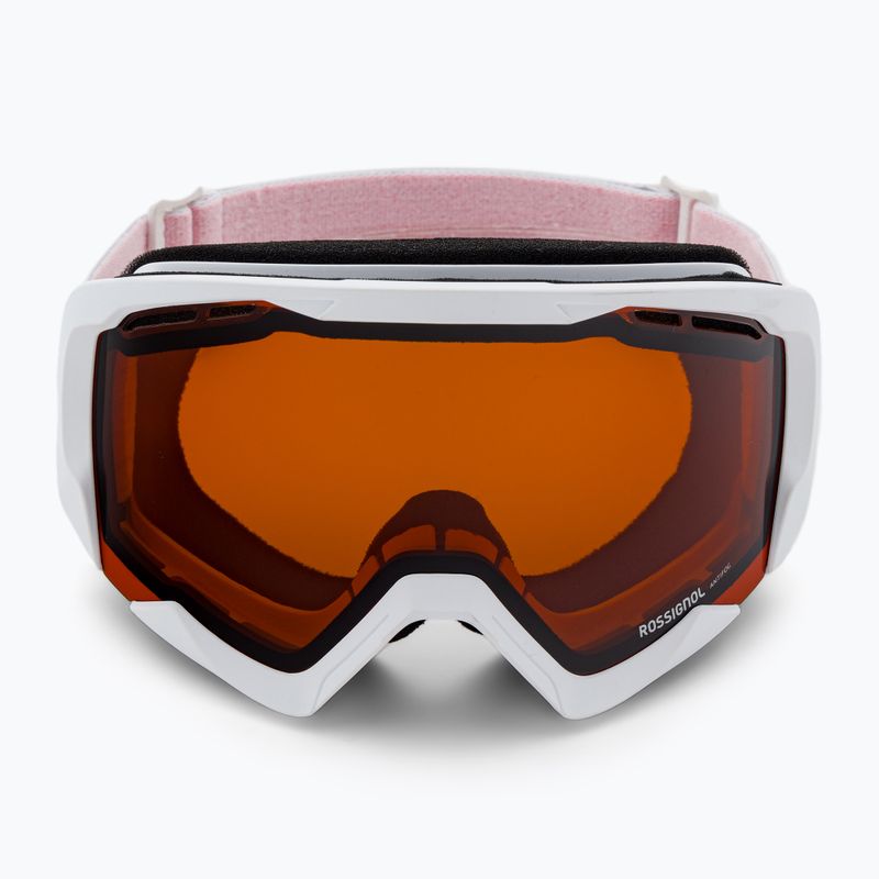 Skibrille Rossignol Spiral W white/orange 2