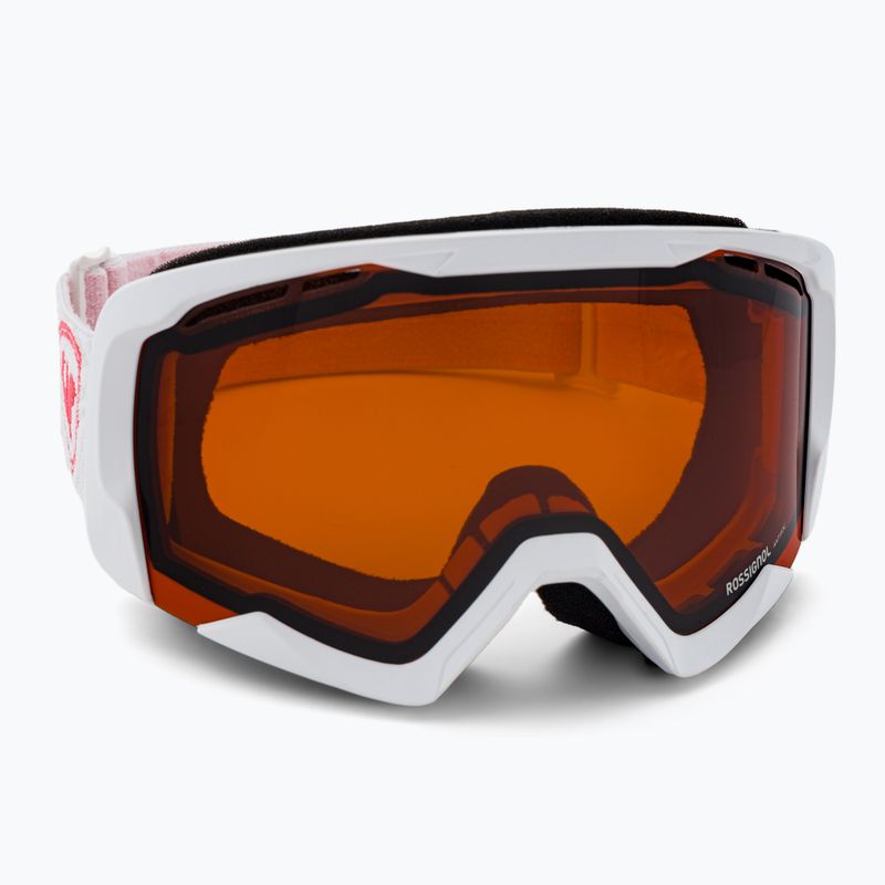 Skibrille Rossignol Spiral W white/orange 5