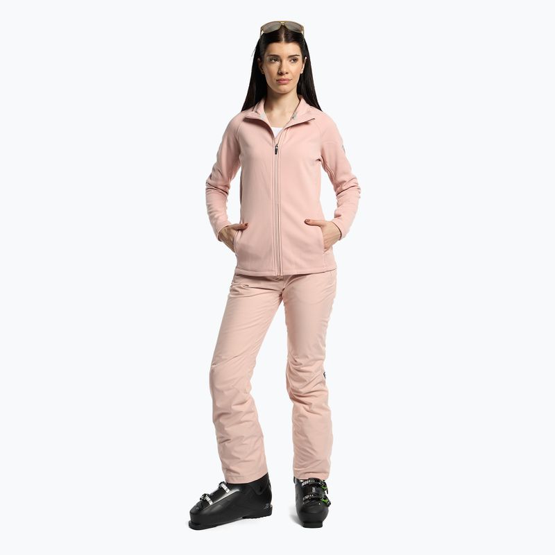 Damen-Ski-Sweatshirt Rossignol Classique Clim pink 2