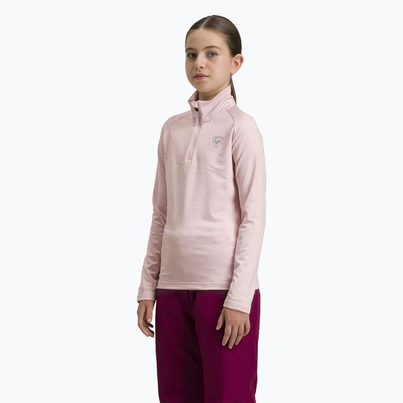 Rossignol Mädchen Warm Stretch Pulver rosa Kinder-Ski-Sweatshirt 4