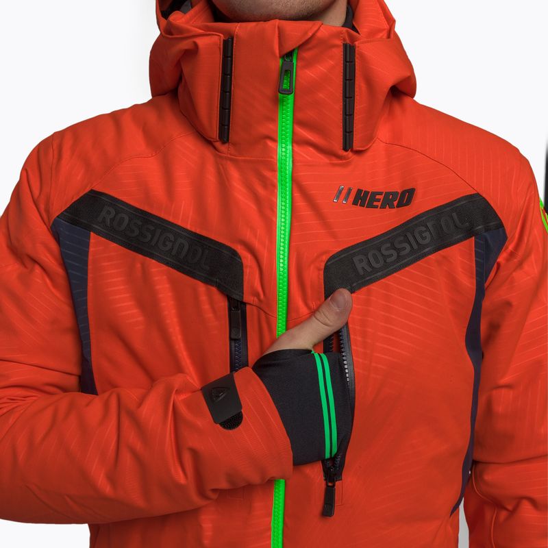 Herren-Skijacke Rossignol Hero Aile Jkt neon red 10