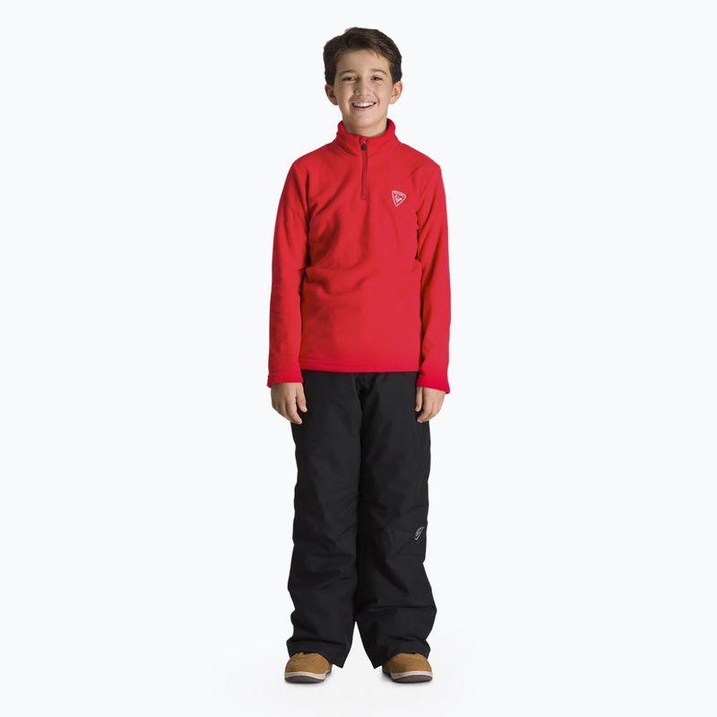 Rossignol Kinder Ski Sweatshirt 1/2 Zip Fleece orange 4