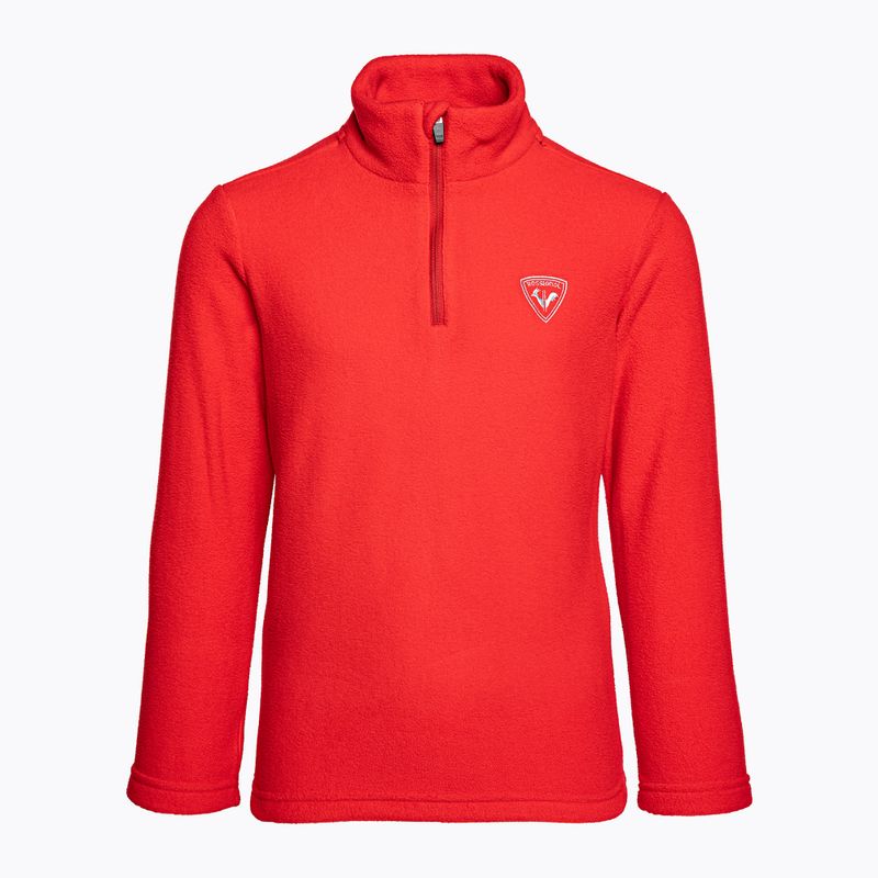 Rossignol Kinder Ski Sweatshirt 1/2 Zip Fleece orange 6