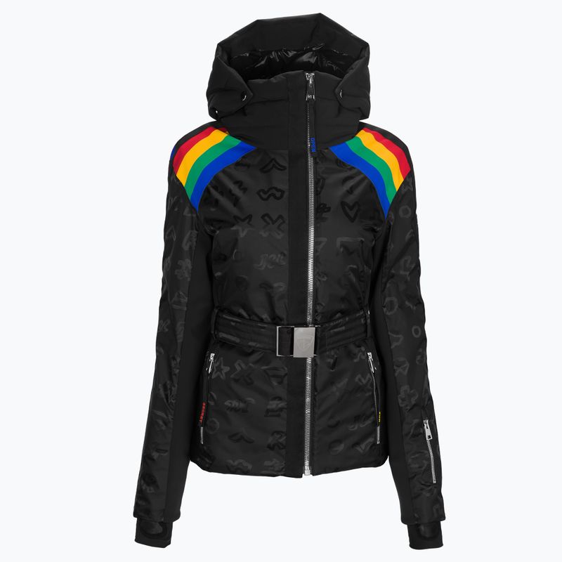 Skijacke für Frauen Rossignol W Rainbow black 10