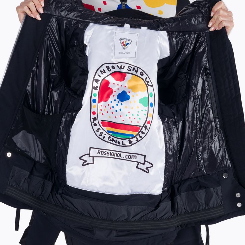Skijacke für Frauen Rossignol W Rainbow black 9