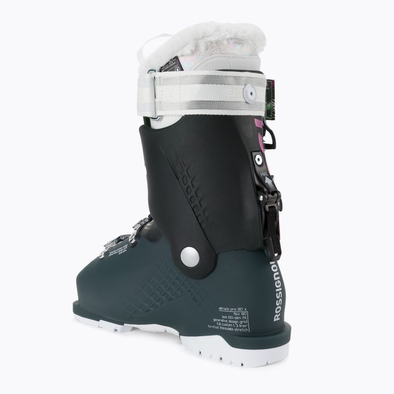 Skischuhe für Frauen Rossignol Alltrack Pro 80 X black/green 2