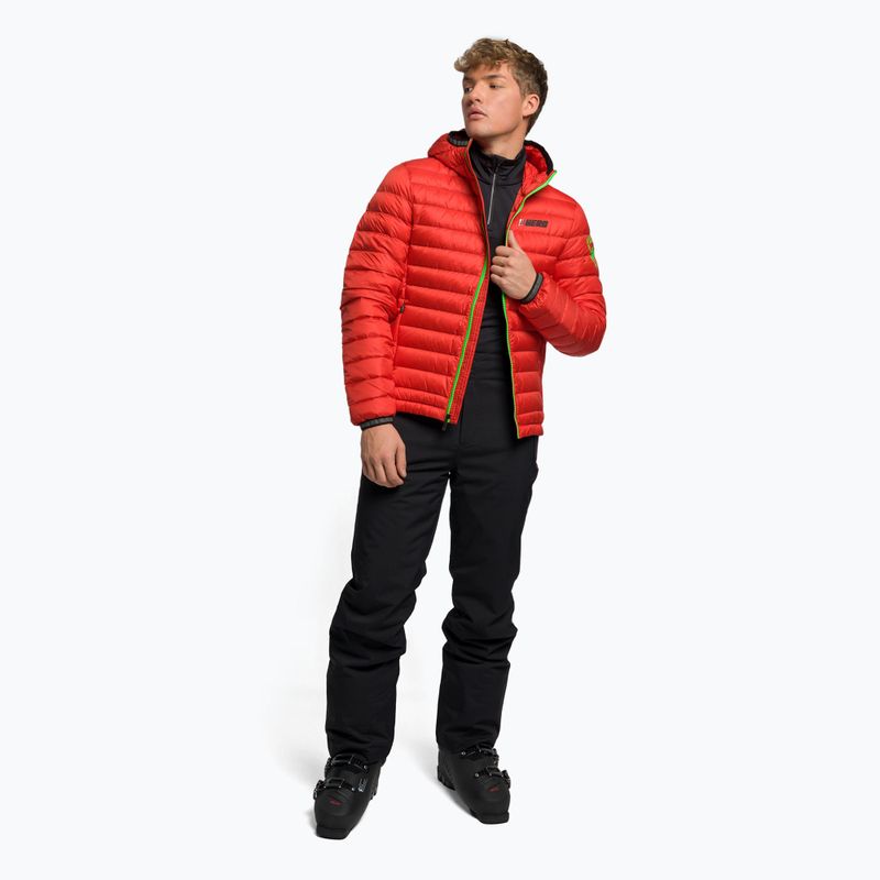 Herren-Skijacke Rossignol Verglas Hero Hood neon red 2