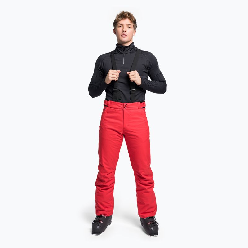 Skihose für Männer Rossignol Ski red