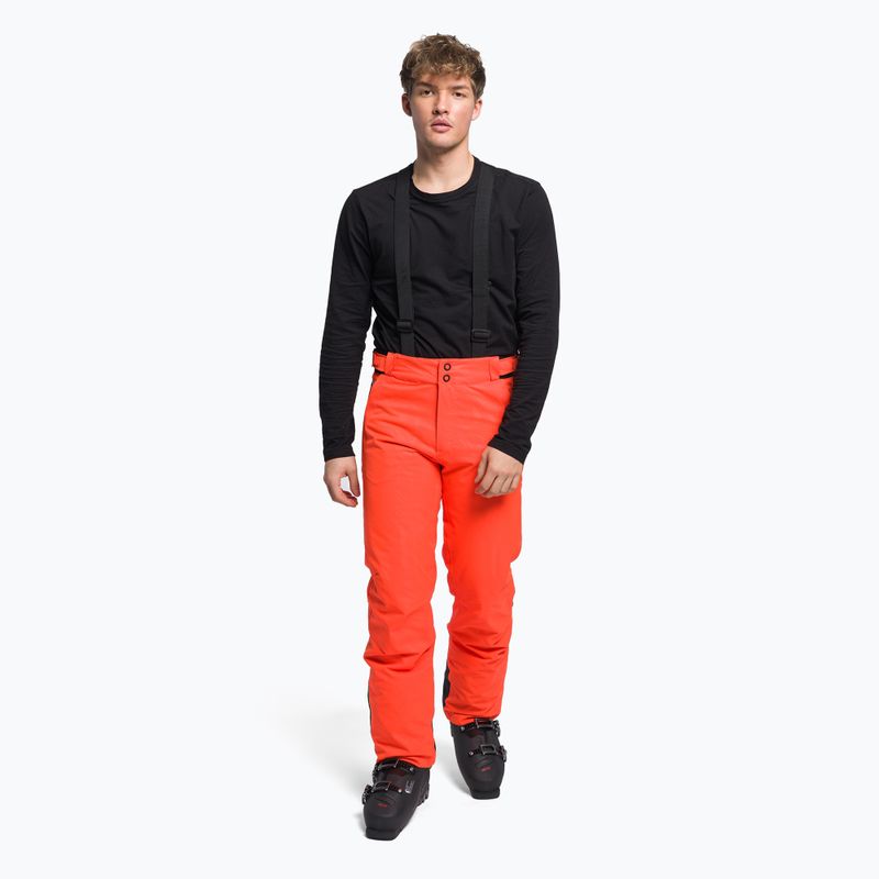 Skihose für Männer Rossignol Hero Ski neon red