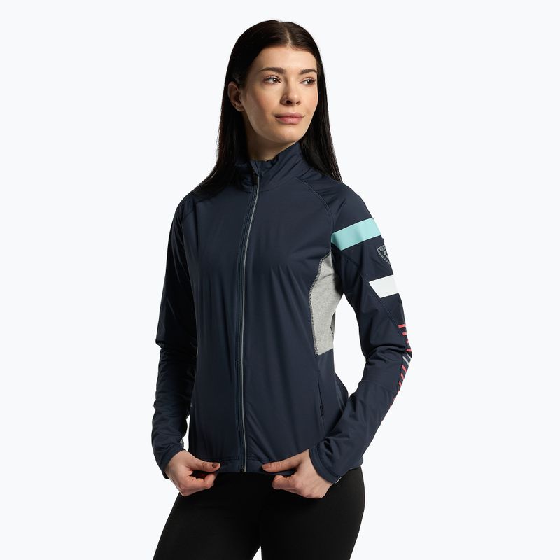 Langlauf-Skijacke für Frauen Rossignol Poursuite navy