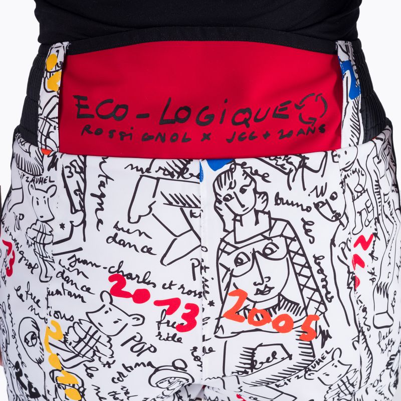 Skihose für Frauen Rossignol Eco-Logic Ski white 5