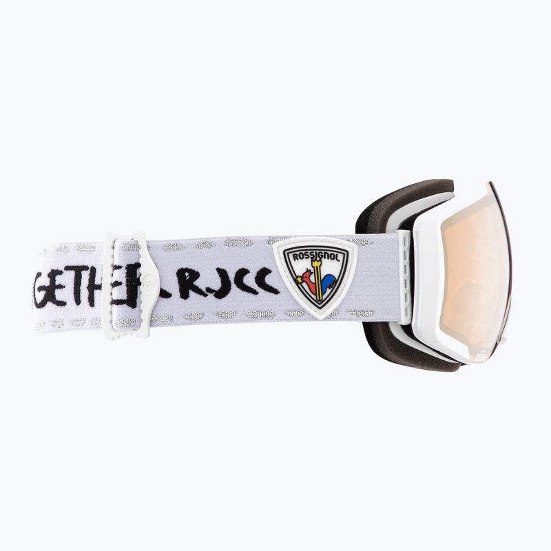 Skibrille Rossignol Airis Sonar JCC white/super silver