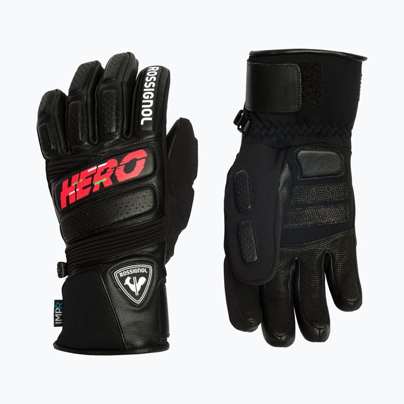 Skihandschuhe für Männer Rossignol Wc Expert Lth Impr G black 8
