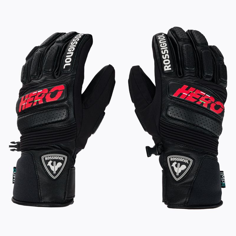 Skihandschuhe für Männer Rossignol Wc Expert Lth Impr G black 2