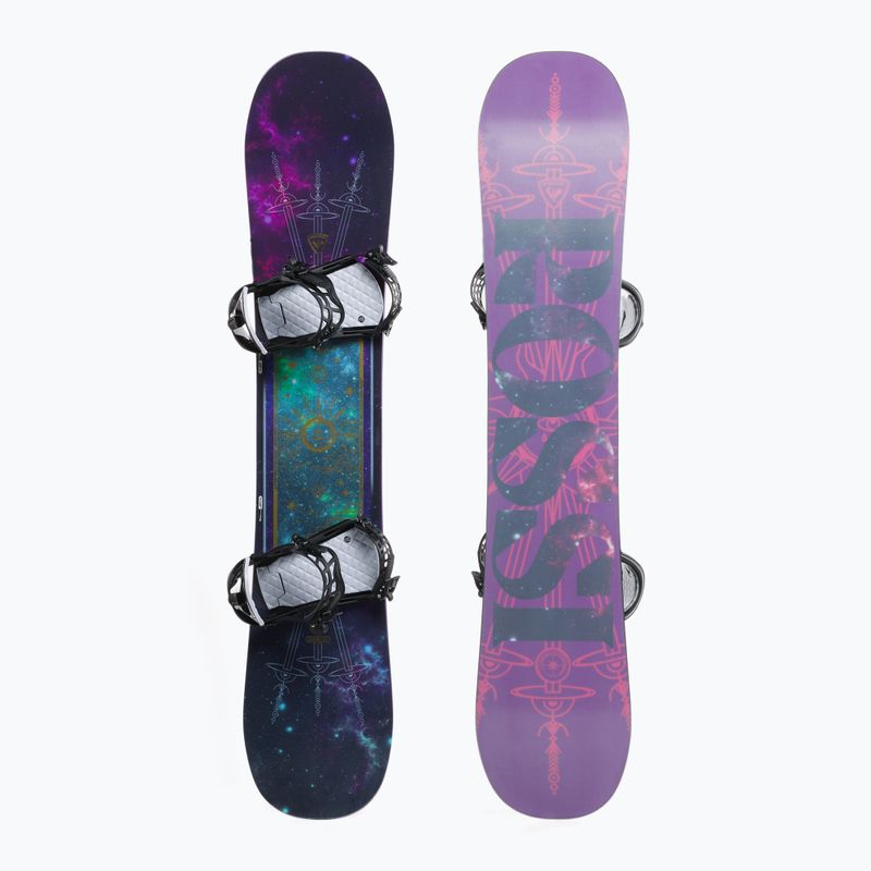 Snowboard der Frauen Rossignol Meraki + Voodoo S/M blue/black