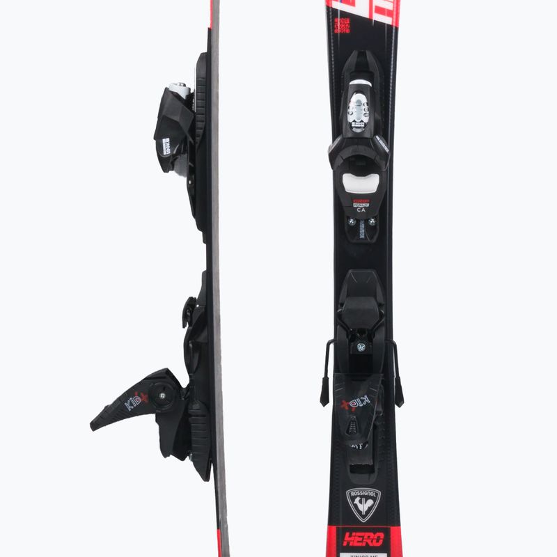 Kinder-Abfahrtsski Rossignol Hero 100-140 + Kid4 red 5
