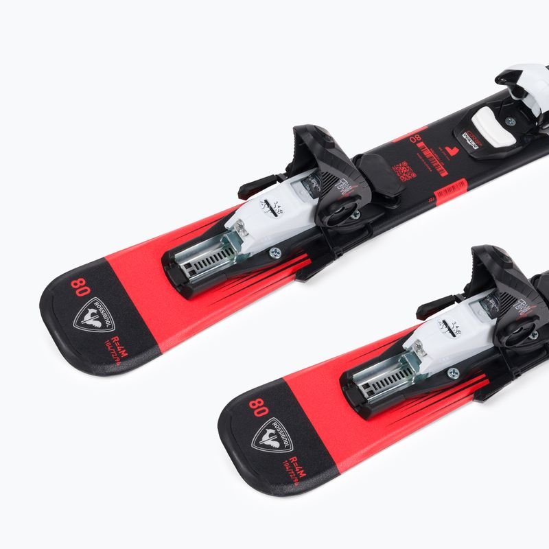 Kinder-Abfahrtsski Rossignol Hero Pro + Team 4 GW Black Bulk red 9