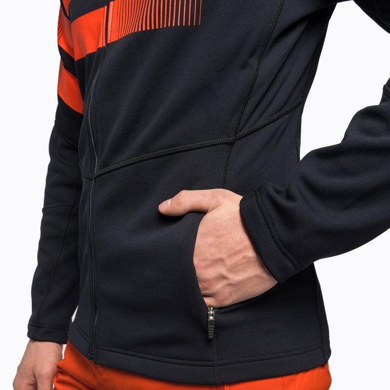 Herren-Ski-Sweatshirt Rossignol Hero Clim black/red 7