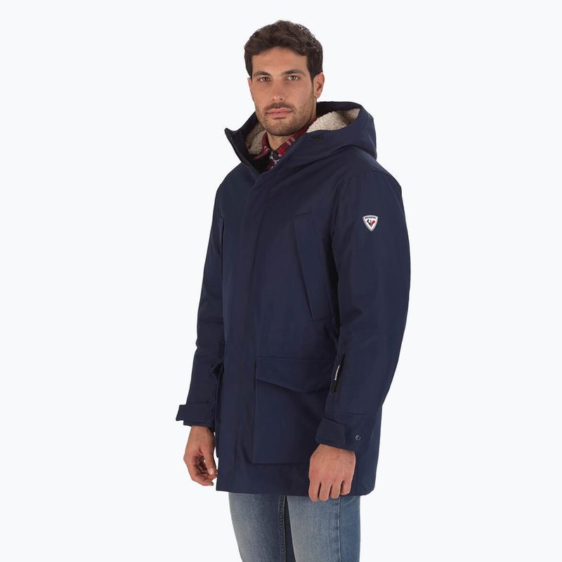 Herren Rossignol Parka Winterjacke dunkel marineblau 3