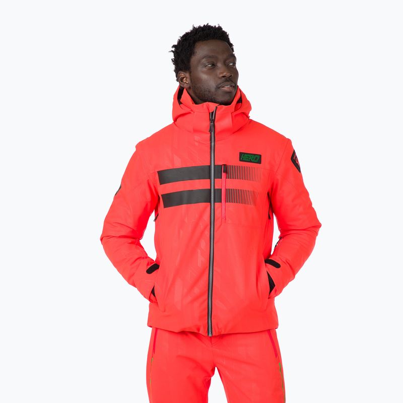 Herren-Skijacke Rossignol Hero Course red 8