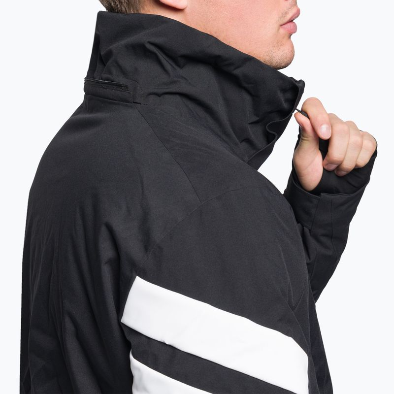 Herren-Skijacke Rossignol Controle black/white 12