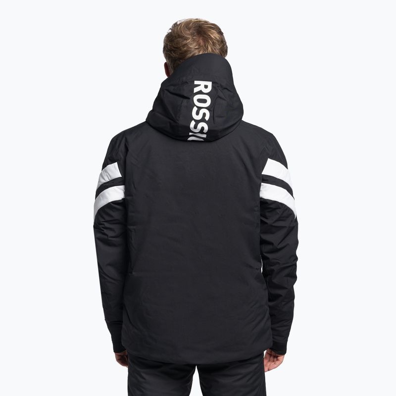 Herren-Skijacke Rossignol Controle black/white 4