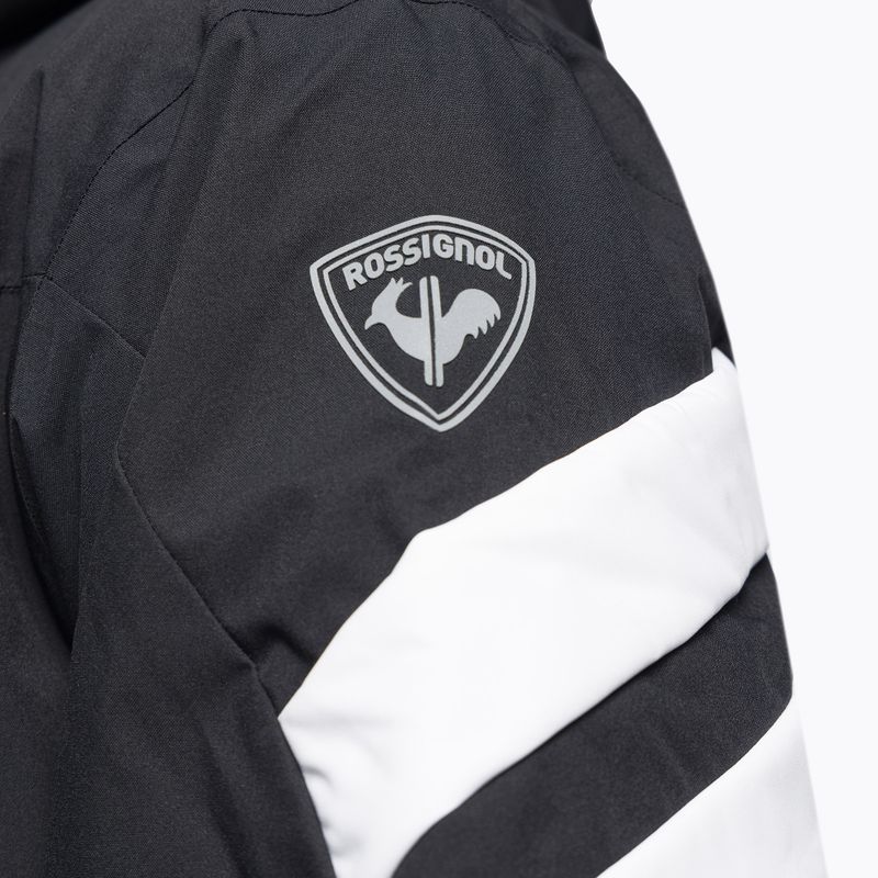 Herren-Skijacke Rossignol Controle black/white 8