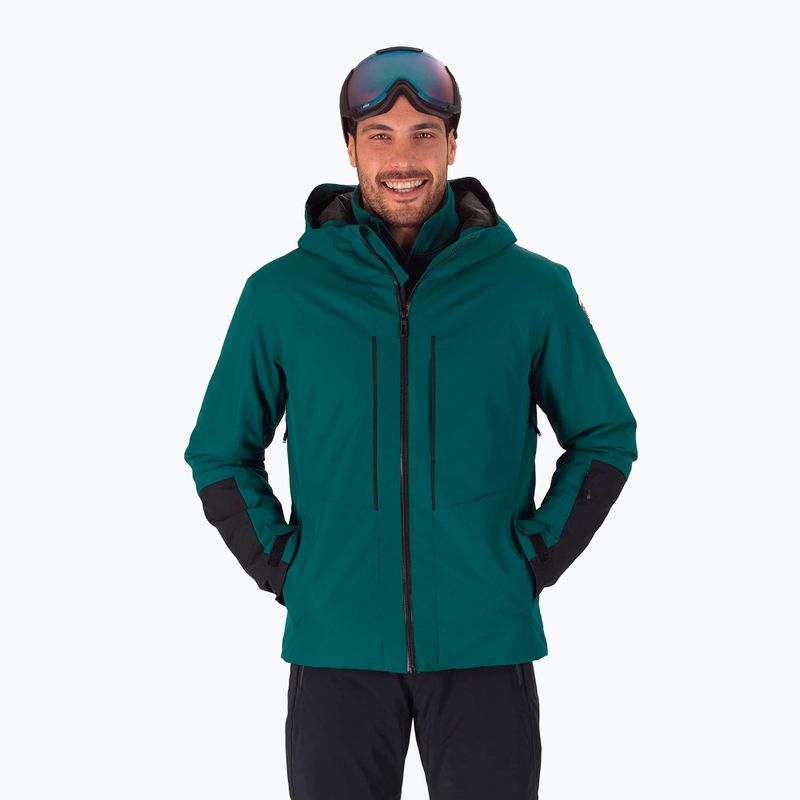 Herren-Skijacke Rossignol Fonction green