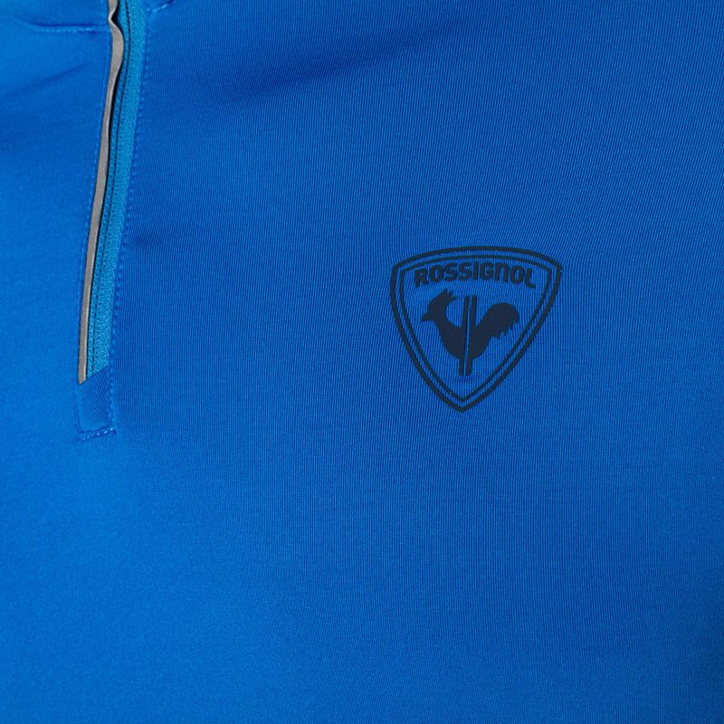 Herren Rossignol Classique 1/2 Zip Thermo-Sweatshirt lazuli blau 8