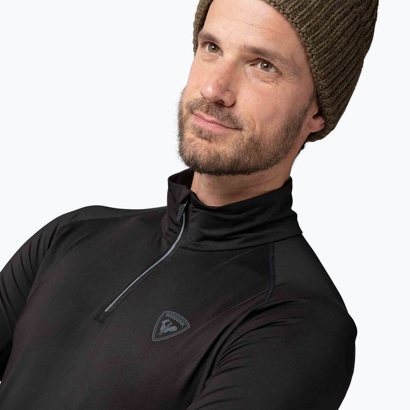 Herren-Thermoaktivshirt Rossignol Classique 1/2 Zip black 5