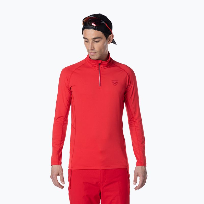 Herren Thermoaktivshirt Rossignol Classique 1/2 Zip sports red