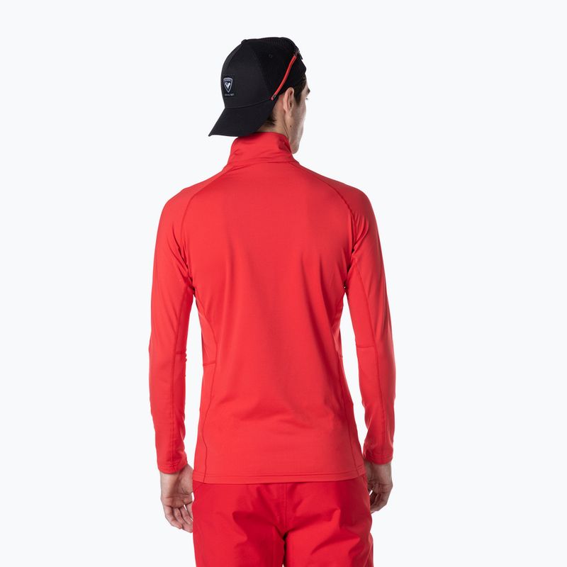 Herren Thermoaktivshirt Rossignol Classique 1/2 Zip sports red 3