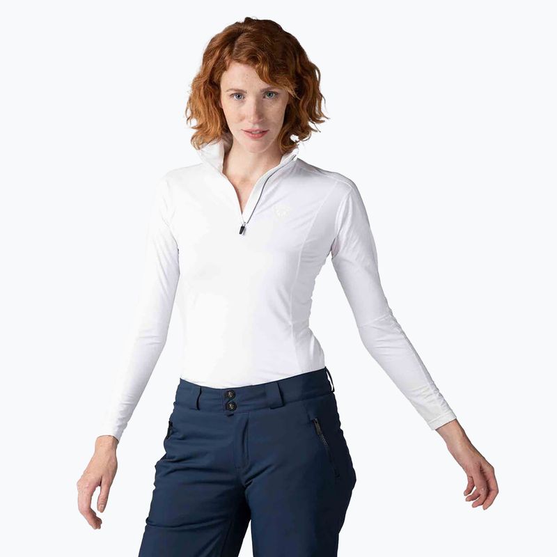 Damen-Thermoaktivshirt Rossignol Classique 1/2 Zip white 4
