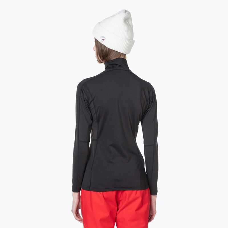 Damen-Thermoaktivshirt Rossignol Classique 1/2 Zip black 3