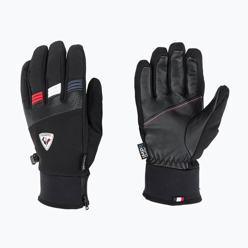 Herren-Skihandschuh Rossignol Strato Impr schwarz