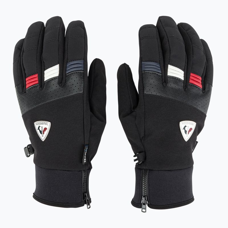 Herren-Skihandschuh Rossignol Strato Impr schwarz