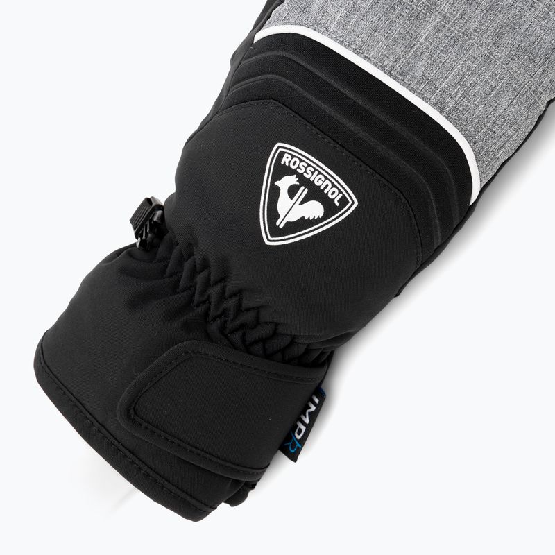 Rossignol Jr Tech Impr M heather grey Kinder-Skihandschuh 5