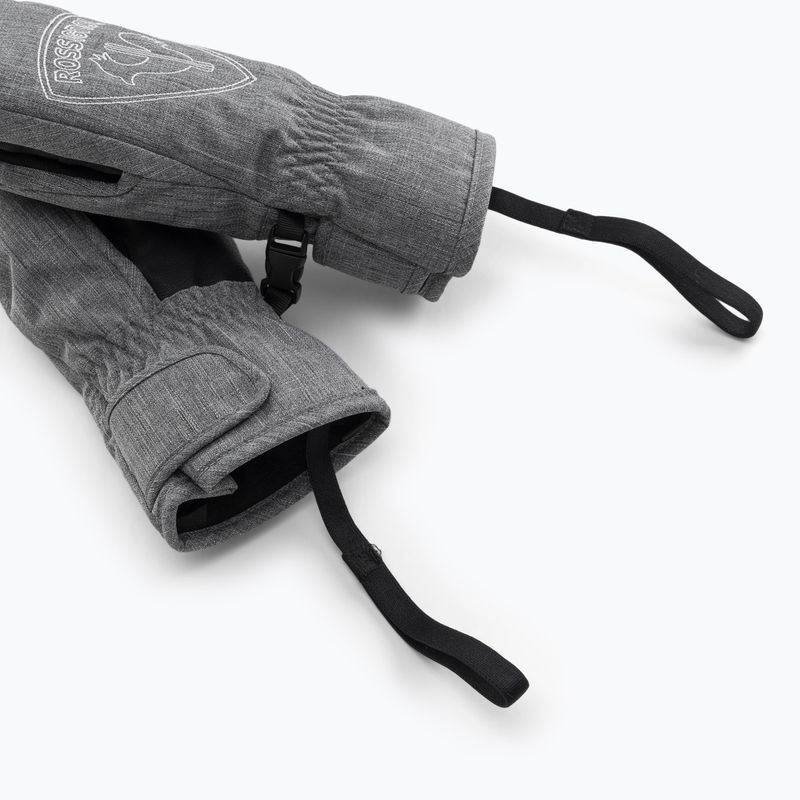 Skihandschuhe Kinder Rossignol Jr Rooster M heather grey 6