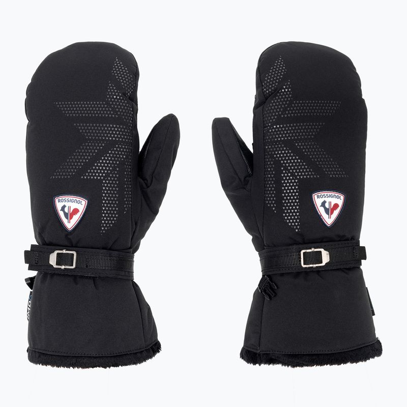 Damen-Skihandschuh Rossignol Romy Impr M schwarz 3