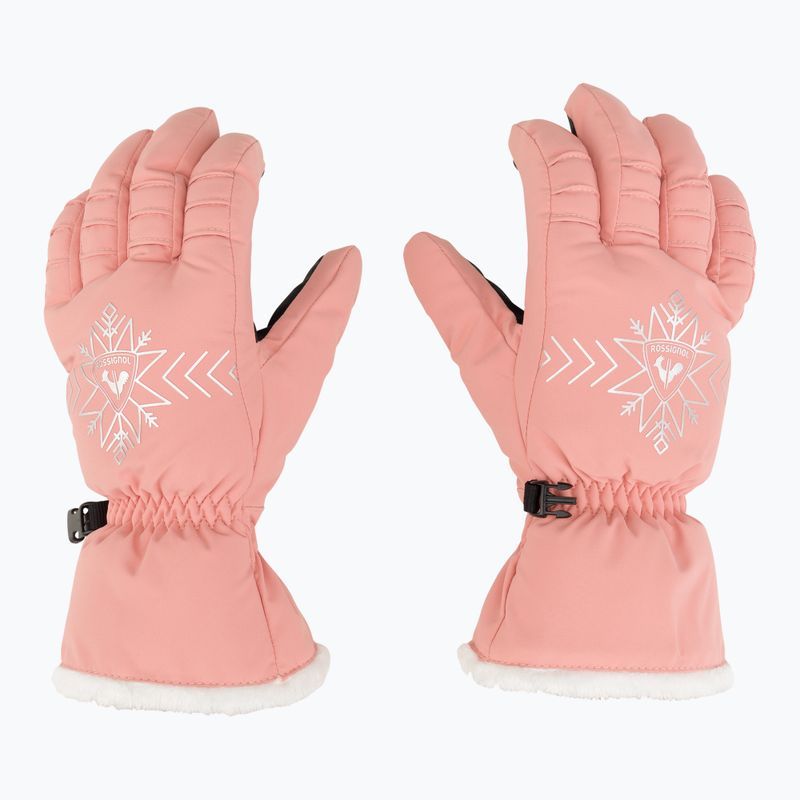 Rossignol Damen Skihandschuhe Perfy G cooper rosa 3