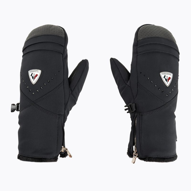 Damen-Skihandschuh Rossignol Absolute Impr M schwarz 3